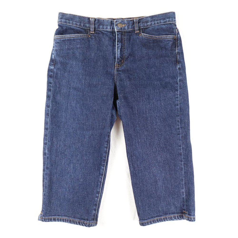 Lauren Ralph Lauren Classic Midcalf Jeans Women's 8P 30" Waist Cropped Denim